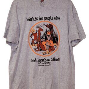 Vintage Hunting T-Shirt Heather Gray Men's XL